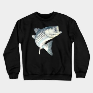 Striped Bass Fishing Crewneck Sweatshirt